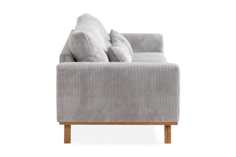 Copenhagen 3-sits Manchestersoffa - Ljusgrå - Products - Möbler - Soffa - 3 sits soffa