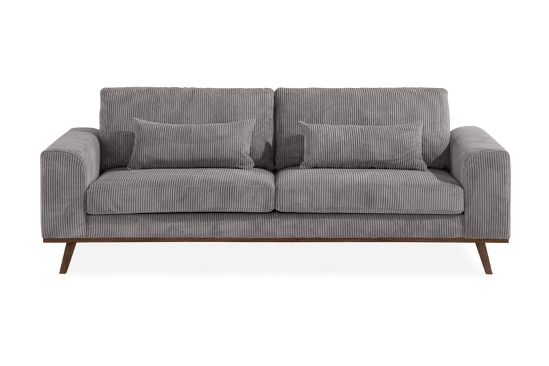 Copenhagen 3-sits Manchestersoffa - Mörkgrå - Products - Möbler - Soffa - 3 sits soffa