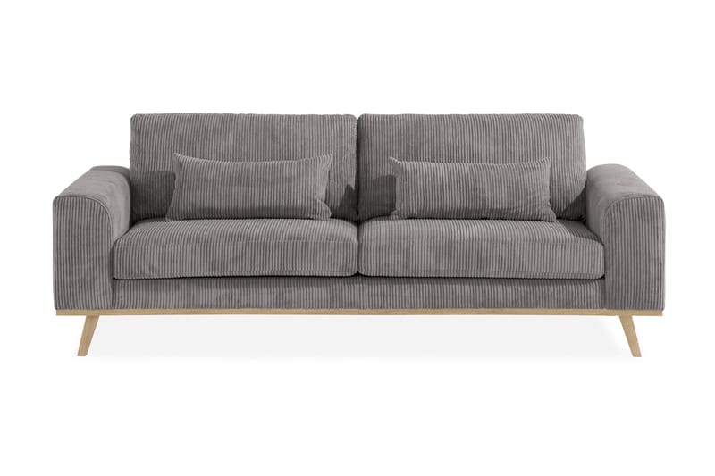 Copenhagen 3-sits Manchestersoffa - Mörkgrå - Products - Möbler - Soffa - 3 sits soffa