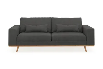 Copenhagen 3-sits Manchestersoffa - Mörkgrå - Products - Möbler - Soffa - 3 sits soffa
