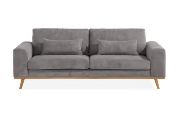 Copenhagen 3-sits Manchestersoffa - Mörkgrå - Products - Möbler - Soffa - 3 sits soffa