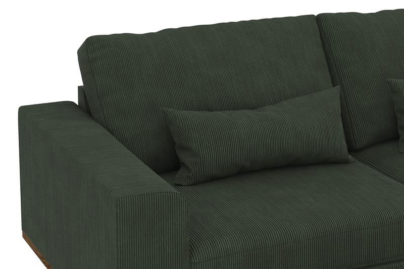 Copenhagen 3-sits Manchestersoffa - Mörkgrön - Products - Möbler - Soffa - 3 sits soffa