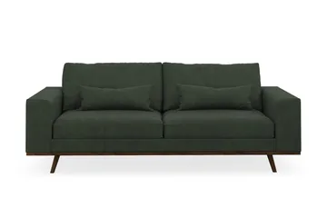 Copenhagen 3-sits Manchestersoffa - Mörkgrön - Products - Möbler - Soffa - 3 sits soffa