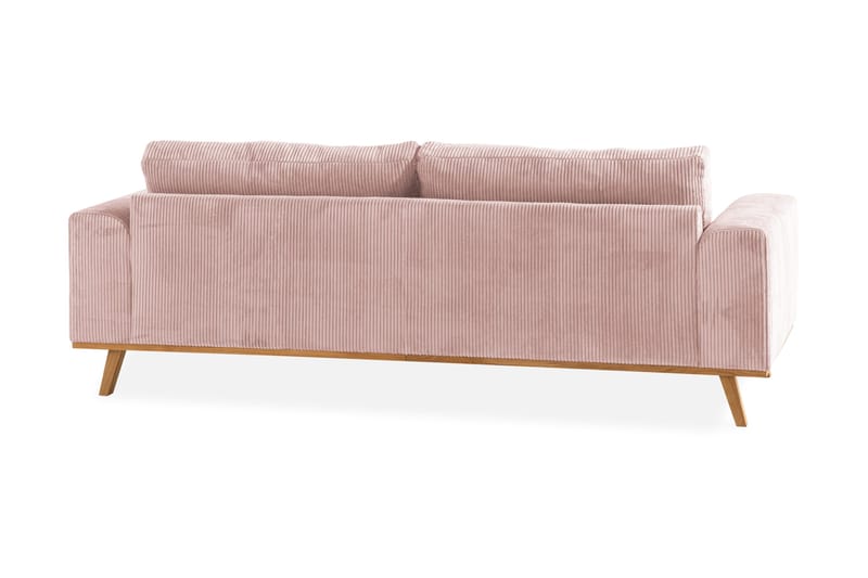 Copenhagen 3-sits Manchestersoffa - Rosa - Products - Möbler - Soffa - 3 sits soffa