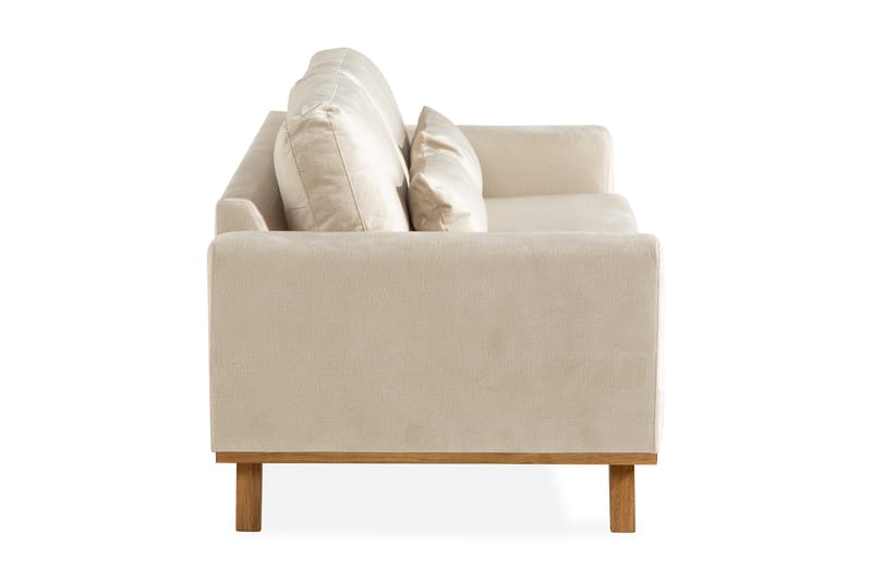 Copenhagen 3-sits Sammetssoffa - Beige - Products - Möbler - Soffa - 3 sits soffa