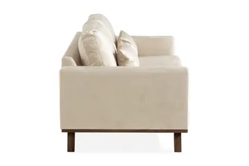 Copenhagen 3-sits Sammetssoffa - Beige - Products - Möbler - Soffa - 3 sits soffa