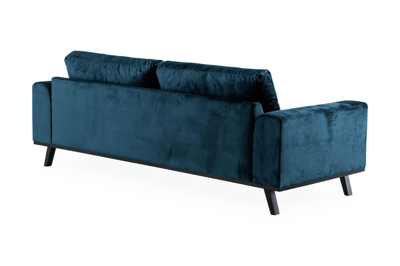 Copenhagen 3-sits Sammetssoffa - Blå - Products - Möbler - Soffa - 3 sits soffa