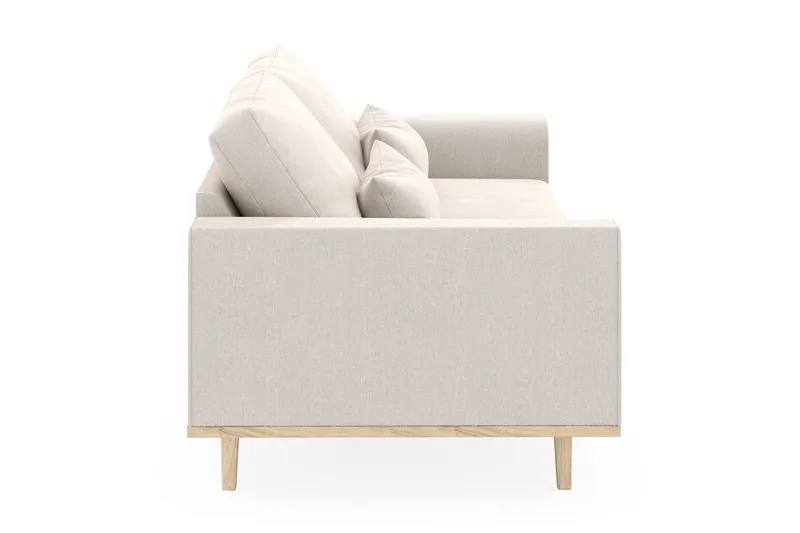 Copenhagen 3-sits Sammetssoffa - Krämvit - Products - Möbler - Soffa - 3 sits soffa