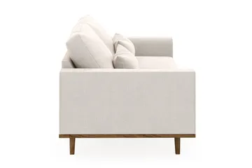 Copenhagen 3-sits Sammetssoffa - Krämvit - Products - Möbler - Soffa - 3 sits soffa