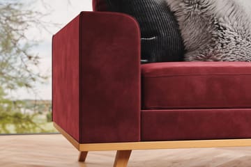 Copenhagen 3-sits Sammetssoffa - Lila - Products - Möbler - Soffa - 3 sits soffa
