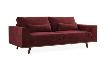 Copenhagen 3-sits Sammetssoffa - Lila - Products - Möbler - Soffa - 3 sits soffa