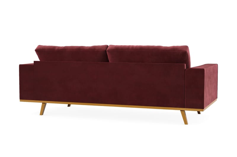 Copenhagen 3-sits Sammetssoffa - Lila - Products - Möbler - Soffa - 3 sits soffa