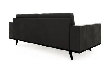 Copenhagen 3-sits Sammetssoffa - Mörkgrå - Products - Möbler - Soffa - 3 sits soffa