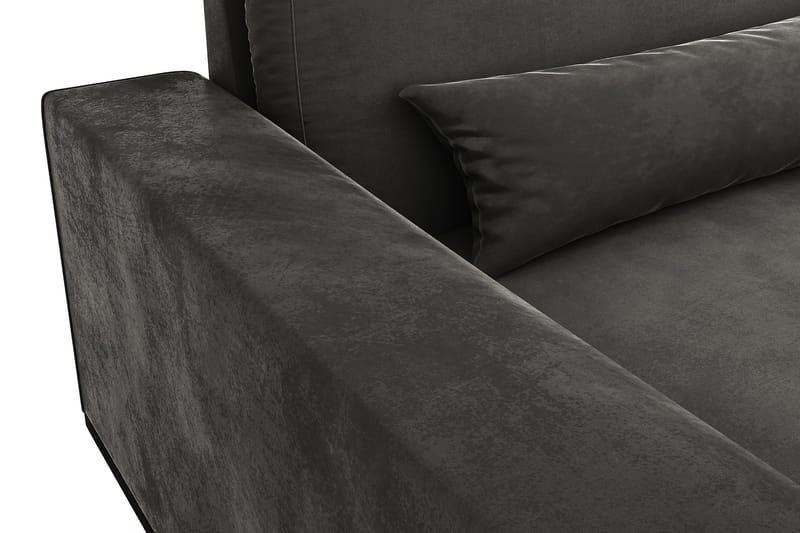 Copenhagen 3-sits Sammetssoffa - Mörkgrå - Products - Möbler - Soffa - 3 sits soffa