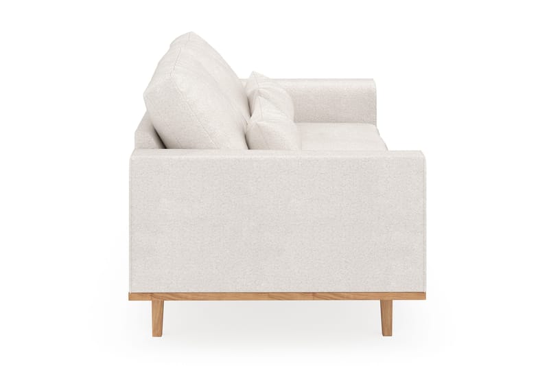 Copenhagen 3-sits Soffa i Bouclé - Vit - Products - Möbler - Soffa - 3 sits soffa