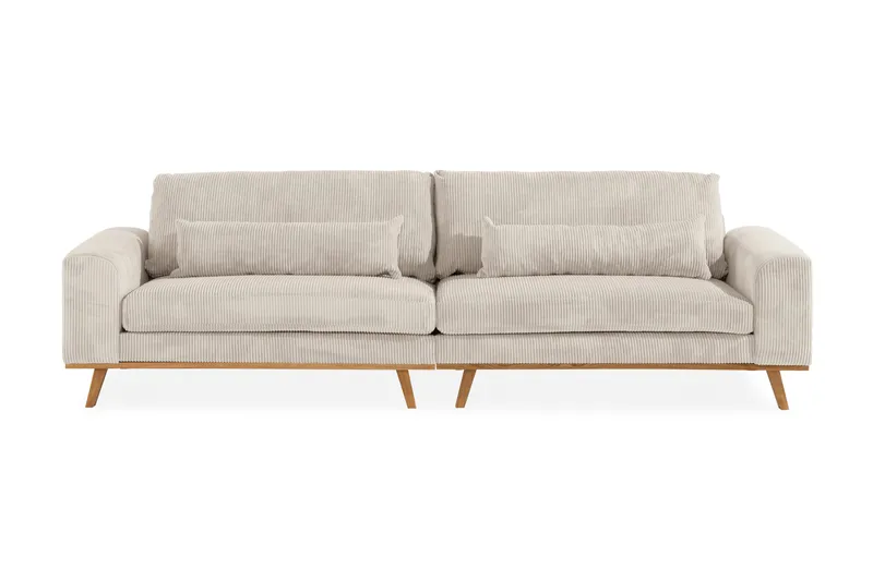 Copenhagen 4-sits Manchestersoffa - Beige - Products - Möbler - Soffa - 4 sits soffa