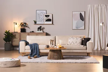 Copenhagen 4-sits Manchestersoffa - Beige - Products - Möbler - Soffa - 4 sits soffa