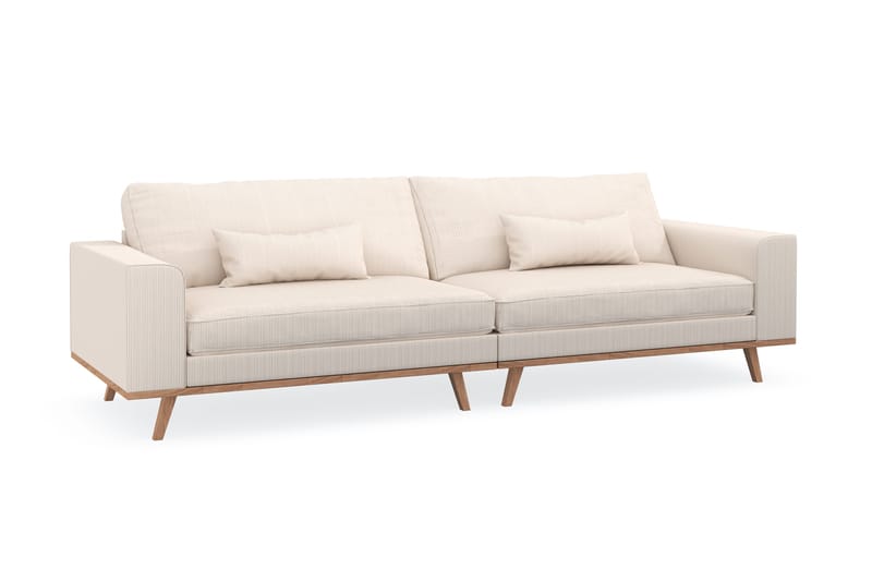Copenhagen 4-sits Manchestersoffa - Beige - Products - Möbler - Soffa - 4 sits soffa