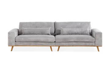 Copenhagen 4-sits Manchestersoffa - Ljusgrå - Products - Möbler - Soffa - 4 sits soffa