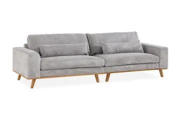Copenhagen 4-sits Manchestersoffa - Ljusgrå - Products - Möbler - Soffa - 4 sits soffa
