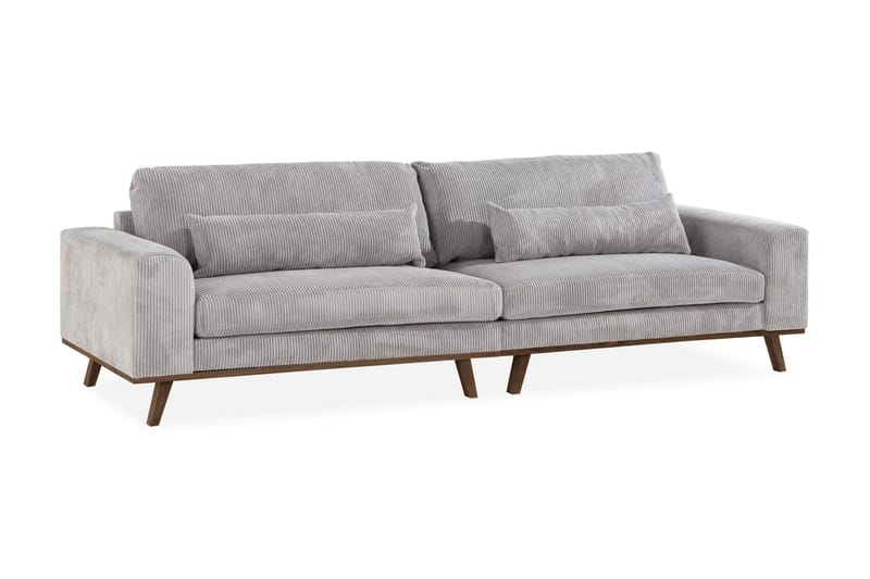 Copenhagen 4-sits Manchestersoffa - Ljusgrå - Products - Möbler - Soffa - 4 sits soffa