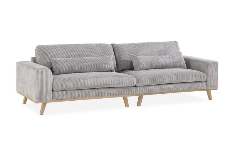 Copenhagen 4-sits Manchestersoffa - Ljusgrå - Products - Möbler - Soffa - 4 sits soffa