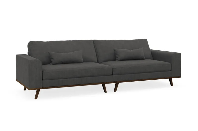 Copenhagen 4-sits Manchestersoffa - Mörkgrå - Products - Möbler - Soffa - 4 sits soffa