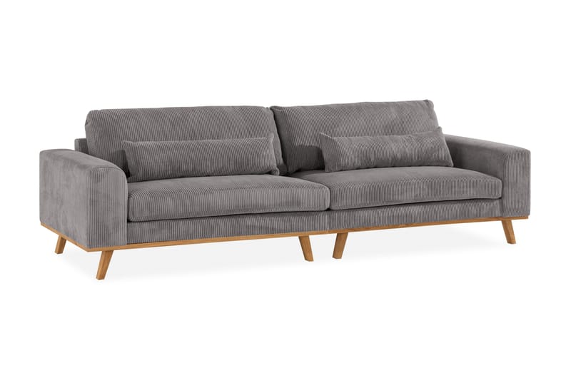 Copenhagen 4-sits Manchestersoffa - Mörkgrå - Products - Möbler - Soffa - 4 sits soffa