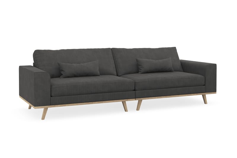 Copenhagen 4-sits Manchestersoffa - Mörkgrå - Products - Möbler - Soffa - 4 sits soffa