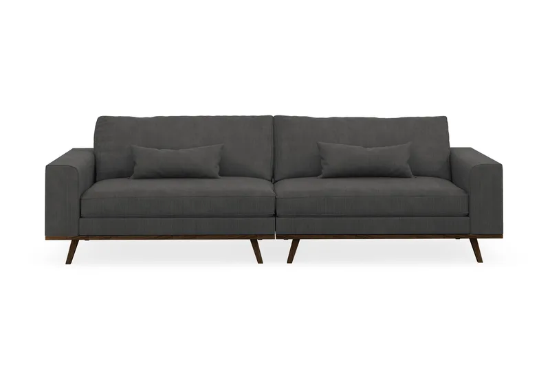 Copenhagen 4-sits Manchestersoffa - Mörkgrå - Products - Möbler - Soffa - 4 sits soffa