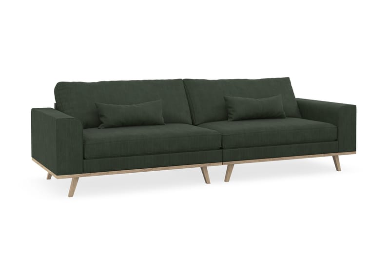 Copenhagen 4-sits Manchestersoffa - Mörkgrön - Products - Möbler - Soffa - 4 sits soffa