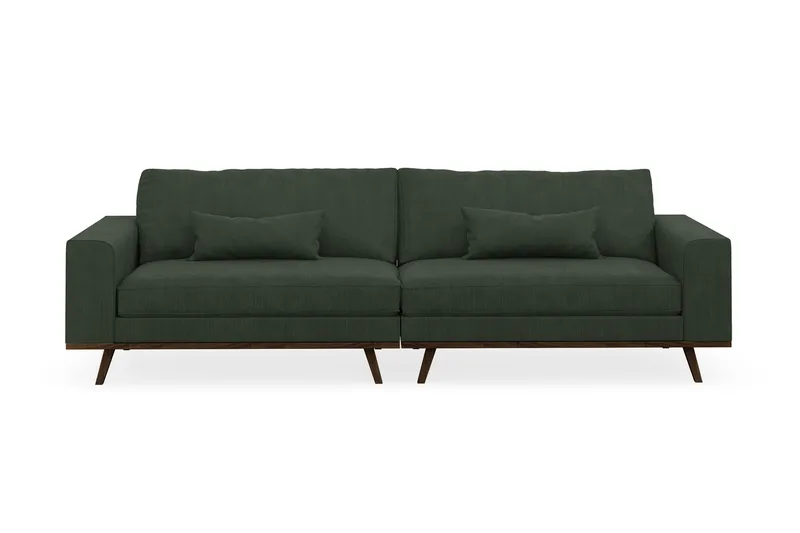 Copenhagen 4-sits Manchestersoffa - Mörkgrön - Products - Möbler - Soffa - 4 sits soffa