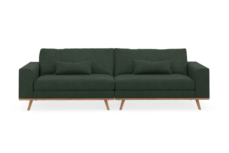 Copenhagen 4-sits Manchestersoffa - Mörkgrön - Products - Möbler - Soffa - 4 sits soffa