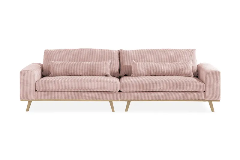 Copenhagen 4-sits Manchestersoffa - Rosa - Products - Möbler - Soffa - 4 sits soffa