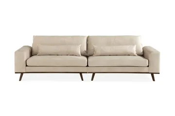 Copenhagen 4-sits Sammetssoffa - Beige - Products - Möbler - Soffa - Sammetssoffa
