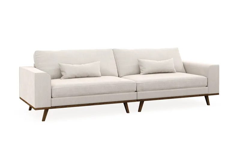 Copenhagen 4-sits Sammetssoffa - Krämvit - Products - Möbler - Soffa - Sammetssoffa