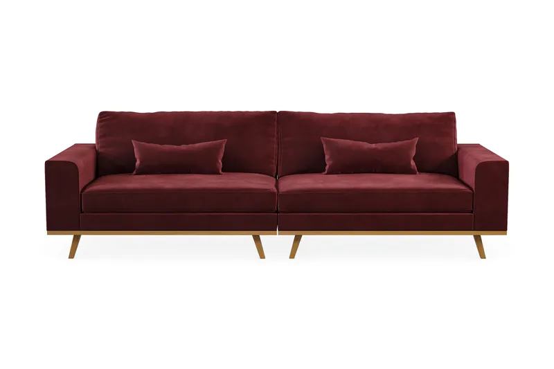 Copenhagen 4-sits Sammetssoffa - Lila - Products - Möbler - Soffa - Sammetssoffa