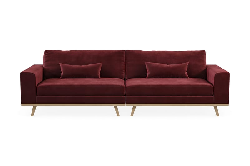 Copenhagen 4-sits Sammetssoffa - Lila - Products - Möbler - Soffa - Sammetssoffa