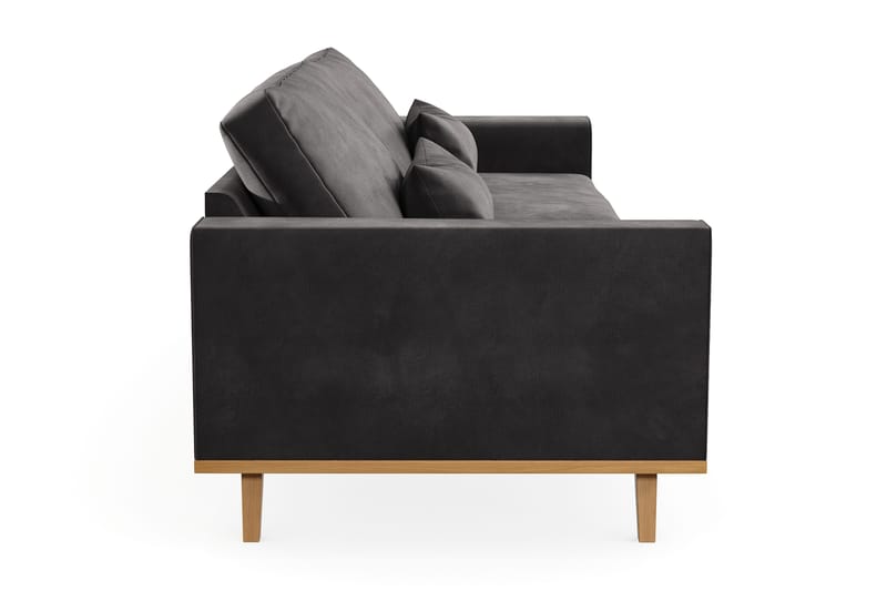Copenhagen 4-sits Sammetssoffa - Mörkgrå - Products - Möbler - Soffa - Sammetssoffa