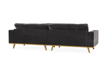 Copenhagen 4-sits Sammetssoffa - Mörkgrå - Products - Möbler - Soffa - Sammetssoffa