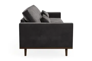 Copenhagen 4-sits Sammetssoffa - Mörkgrå - Products - Möbler - Soffa - Sammetssoffa