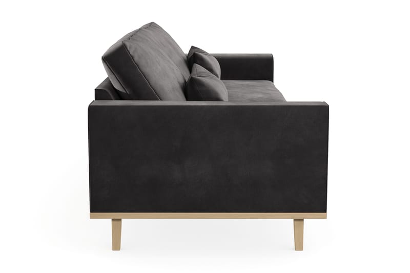 Copenhagen 4-sits Sammetssoffa - Mörkgrå - Products - Möbler - Soffa - Sammetssoffa