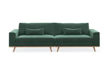 Copenhagen 4-sits Sammetssoffa - Mörkgrön - Products - Möbler - Soffa - Sammetssoffa