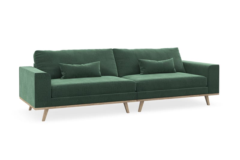 Copenhagen 4-sits Sammetssoffa - Mörkgrön - Products - Möbler - Soffa - Sammetssoffa