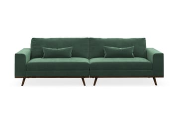 Copenhagen 4-sits Sammetssoffa - Mörkgrön - Products - Möbler - Soffa - Sammetssoffa