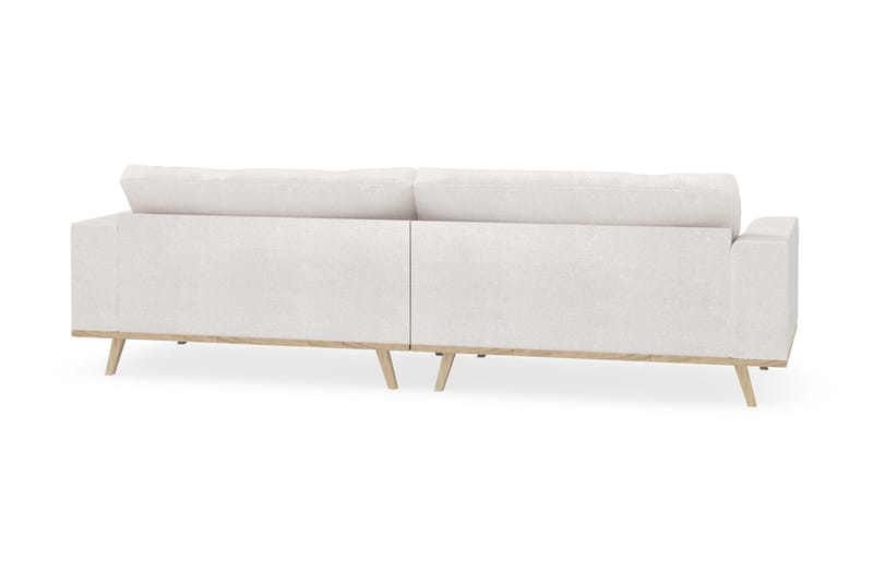 Copenhagen 4-sits Soffa i Bouclé - Vit - Products - Möbler - Soffa - 4 sits soffa