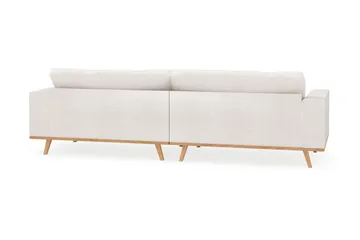 Copenhagen 4-sits Soffa i Bouclé - Vit - Products - Möbler - Soffa - 4 sits soffa