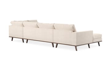 Copenhagen 5-sits Högervänd U-formad Large Soffa med Divan och Schäslong i Chenille - Beige - Products - Möbler - Soffa - U-soffa