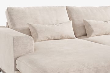 Copenhagen 5-sits Högervänd U-formad Large Soffa med Divan och Schäslong i Chenille - Beige - Products - Möbler - Soffa - U-soffa