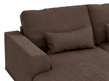 Copenhagen 5-sits Högervänd U-formad Large Soffa med Divan och Schäslong i Manchester - Mörkbrun - Products - Möbler - Soffa - U-soffa